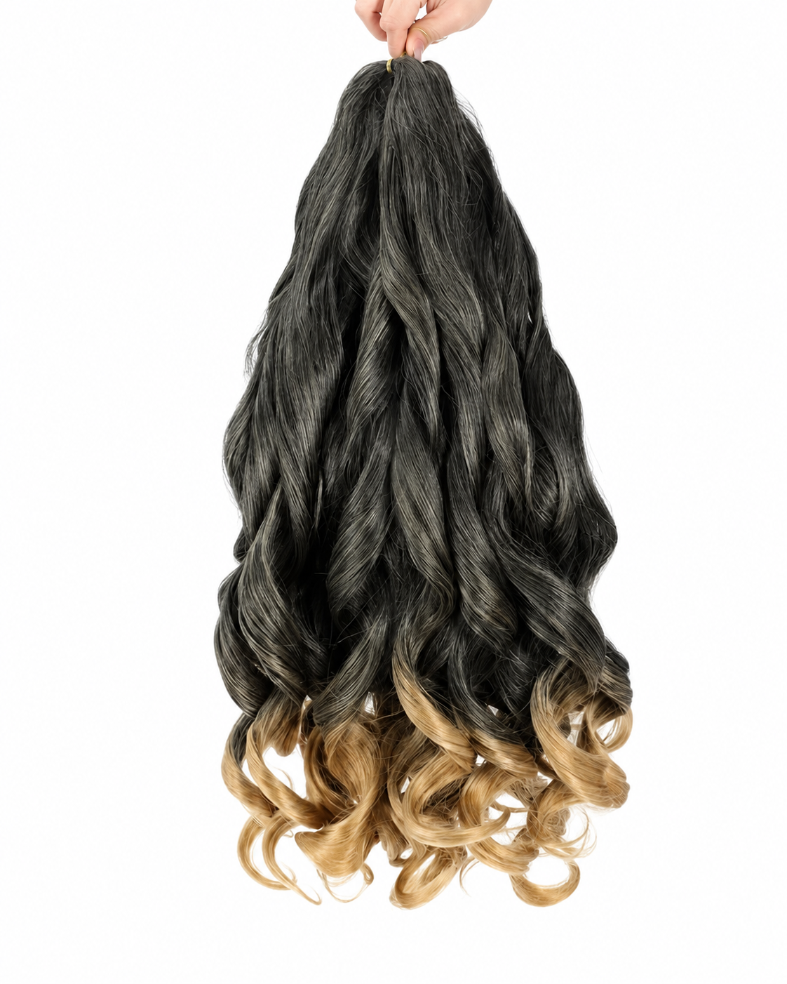 ხვეული თმა – Kinky Curly, 55.88 სმ — სურათი 1